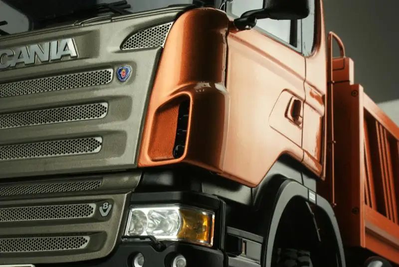 1/14 самосвал Scania полный привод 8X8 гидравлический самосвал высокий крутящий момент электрическая модель LS-20130002 RCLESU Tamiya грузовик