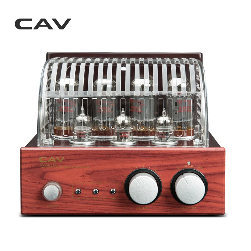 CAV T 33 HI Fi ламповый усилитель высококачественный CD USB Bluetooth Деревянный End аудио для
