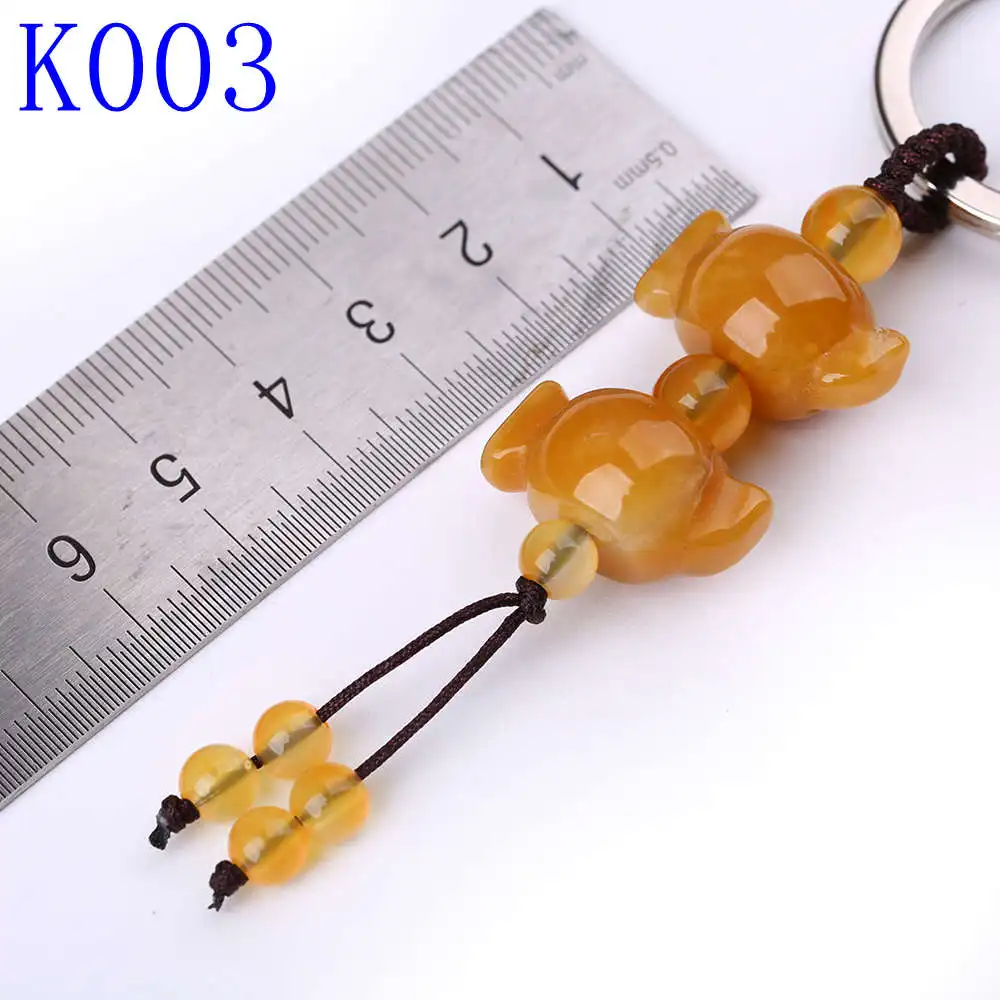 Topaz Yumten брелоки с цветными камнями кристалл кулон аксессуары из нержавеющей стали брелок брюки персонализированный кошелек талисманы милый подарок для женщин цепочка на джинсы подарок мужчине - Цвет: Topaz