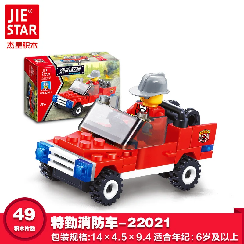 JIE STAR 12 видов оригинальная городская серия мини транспортный блок автомобильные