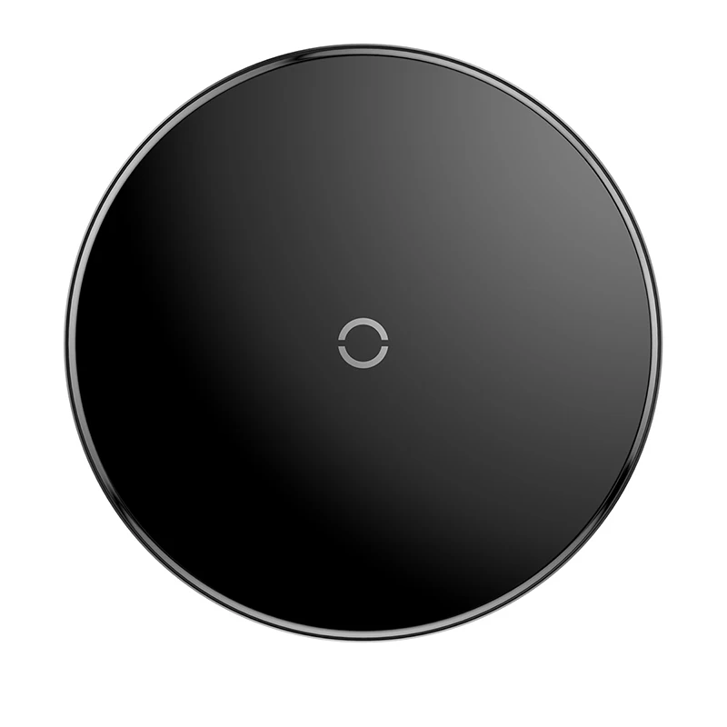 black Беспроводное зарядное устройство Baseus 10 Вт Qi для iPhone X/XS Max XR 8 Plus, быстрое зарядное устройство 3,0, беспроводной зарядный коврик для samsung S9 S10+ Note 9 8 - Тип штекера: black