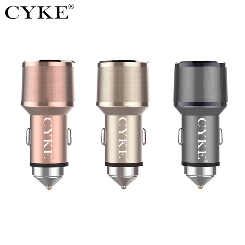 CYKE 2USB автомобильное зарядное устройство для телефона новинка QC3.0 Быстрая зарядка
