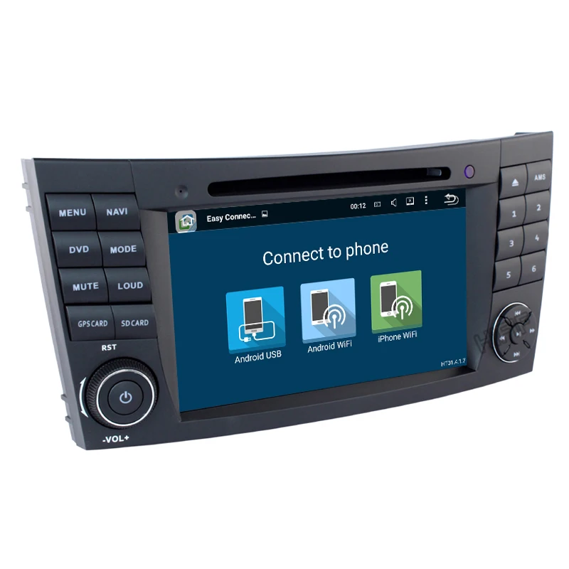 Автомобильный DVD плеер с GPS для Mercedes Benz W211 E Class W219 CLS E220 Android 7 1 Радио BT 2 Гб ОЗУ + 16 ПЗУ