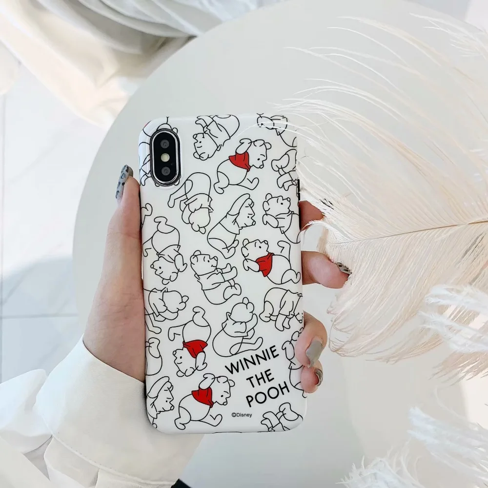 Cute Cartoon Bear Phone Case For iPhone X XS XSMax XR Silicone Animal Soft Tpu Cases 6 6S 7 8 Plus Back Cover |