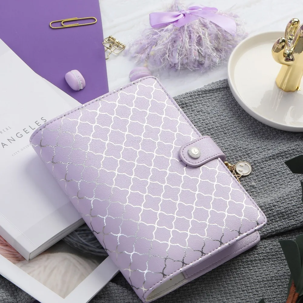 Yiwi Dokibook Lovedoki Sea фиолетовый A6 планировщик креативный дневник 6 отрывных листов спиральный блокнот для студентов