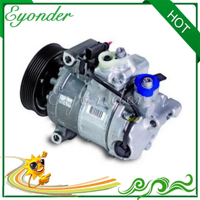Компрессор кондиционера A/C AC для Audi A4 B6 B7 1 8 T 2 0 4 8E0260805AF 8E0260805AS 8E0260805S 447180-9492 447150-0920 |