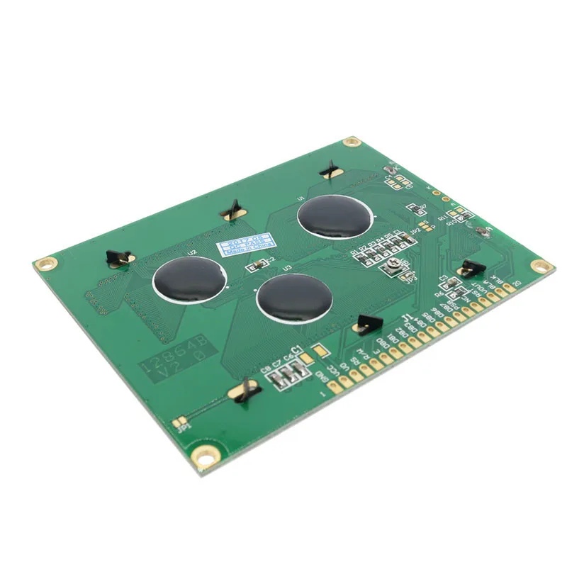ЖК модуль с подсветкой ST7920 для arduino raspberry pi 128*64 точки 5 В синий экран 12864 дюйма|lcd