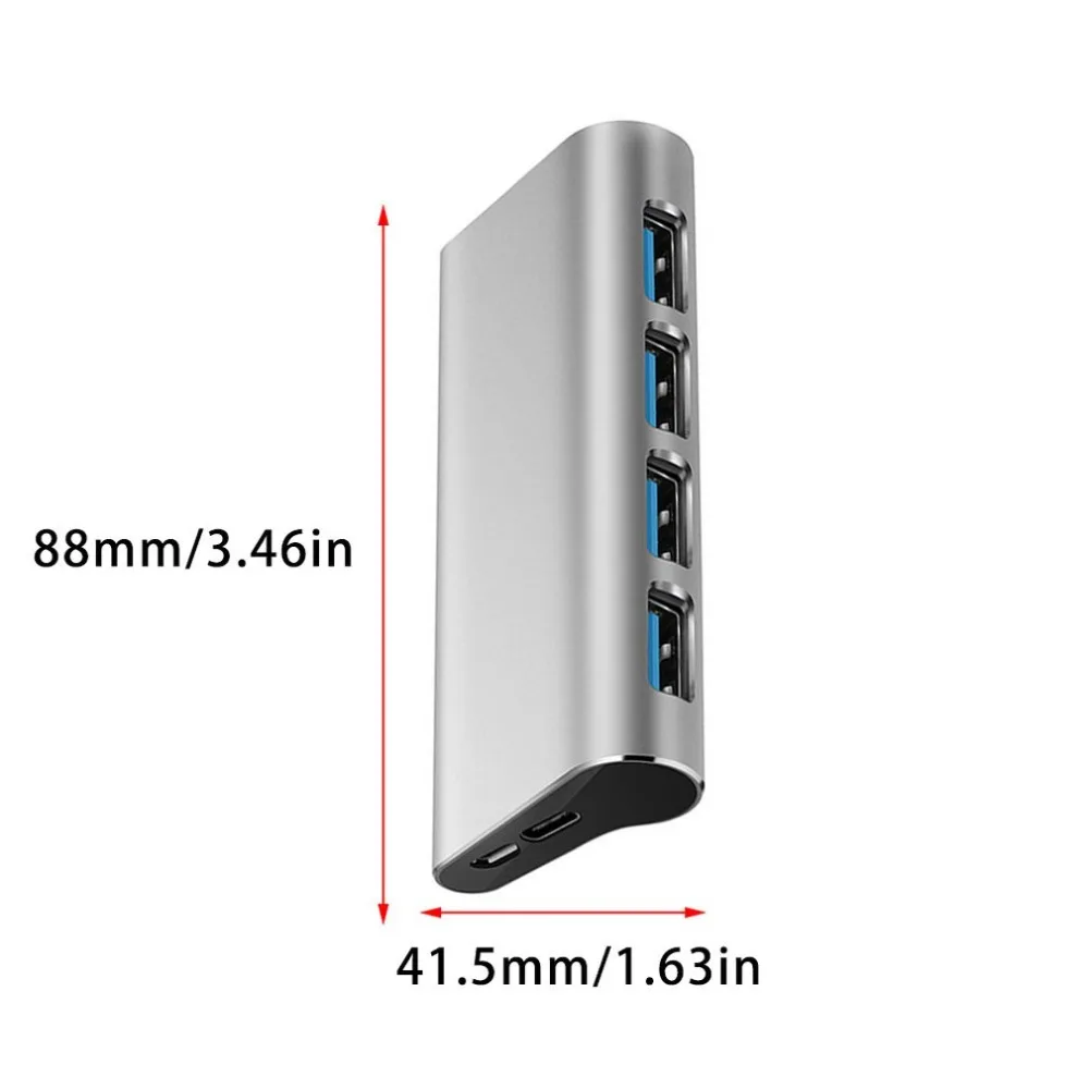 CZH-T294 4 в 1 USB 3,0 делитель док-станция 4 порта 3,0 концентратор адаптер док-станция высокой четкости концентратор