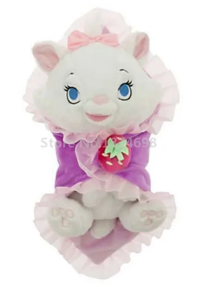 Marie Cat Милые детские Микки, Минни, Плутон, собака, Ститч, ангел, Simba Marie, кошка, Дамбо Салли, Геркулес, Пегас с одеялом, плюшевая игрушка - Цвет: Marie Cat