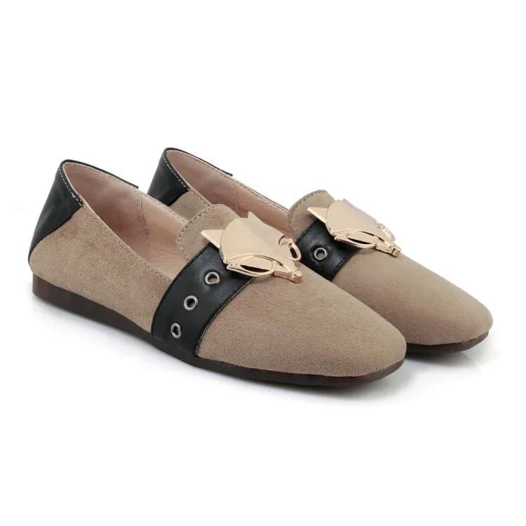 Весна 2018 г. Новые тонкие туфли для отдыха с металлическим украшением квадратный