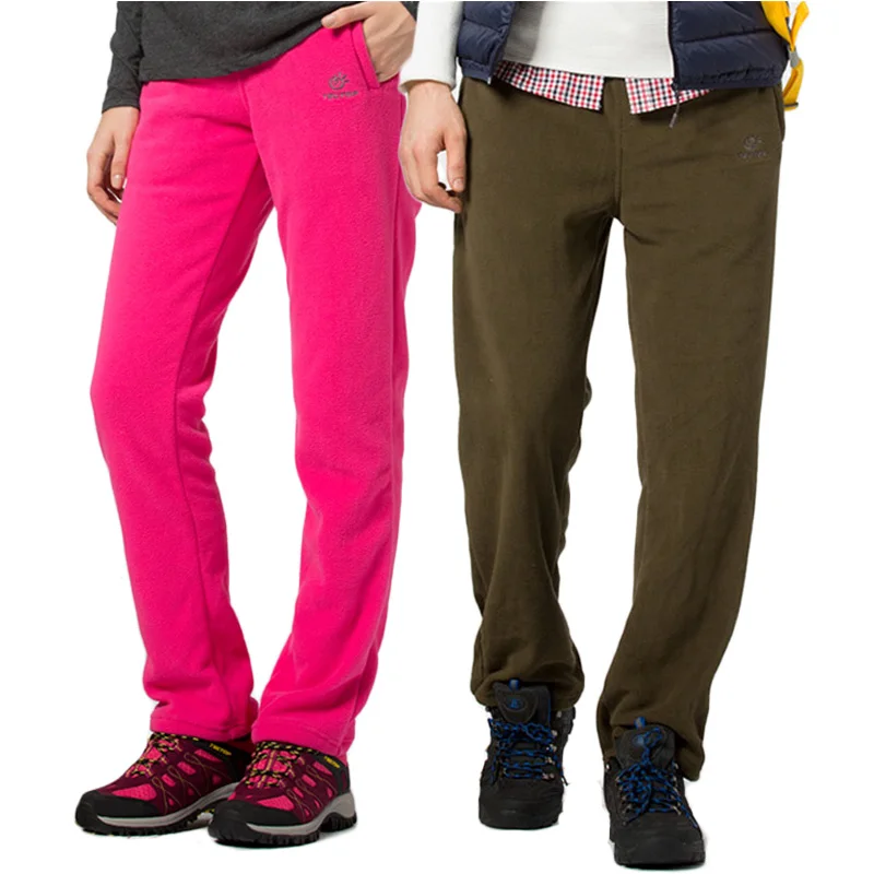 Мужские и женские теплые флисовые брюки Tectop весенне зимние для кемпинга