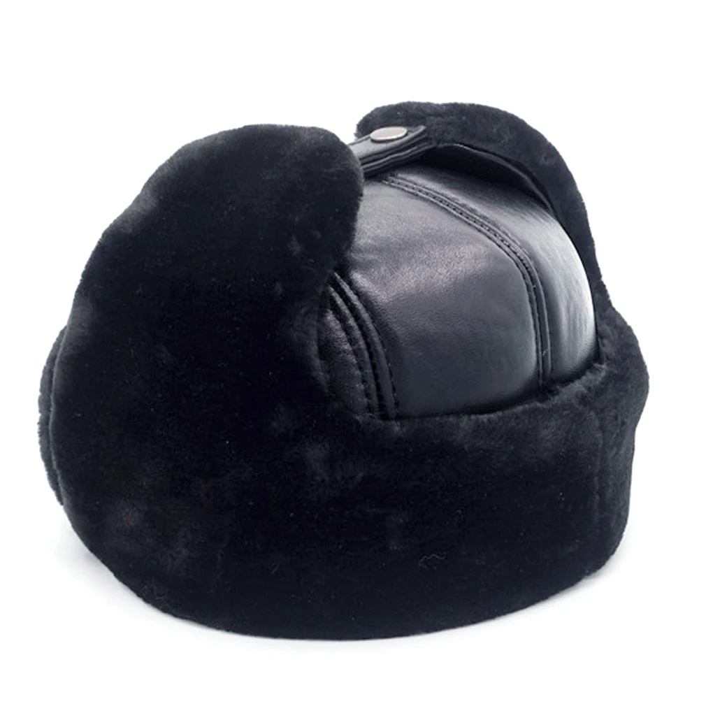 Мужская и женская меховая шапка Mistdawn из натуральной овчины Охотничья ушанка