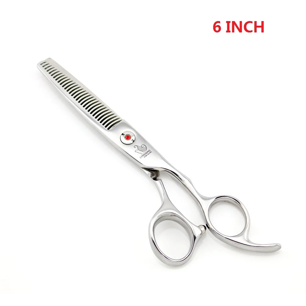 6 INCH red screw Профессиональные ножницы для волос, ножницы для истончения волос, 6 дюймов, 35%, истончение, Lyrebird, высокое качество, простая упаковка, 1 шт./лот, новинка - Цвет: 6 INCH red screw