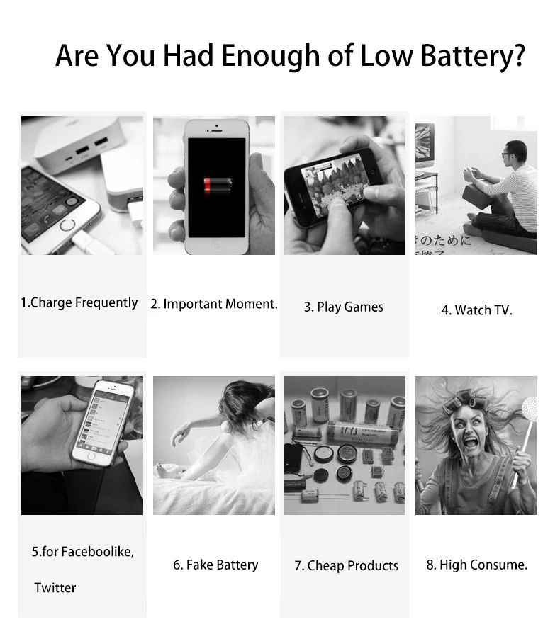 IP5S/5C для iPhone 5S 5C батарея 1560 mAh огромная емкость запасная мобильного телефона литий