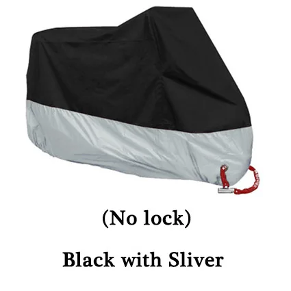 Silver 15 цветов, чехол для мотоцикла, универсальный, для улицы, для помещений, УФ-защита, для скутера, водонепроницаемый, для мотоцикла, для велосипеда, для дождя, для палатки, для квадроцикла, чехол - Цвет: Silver