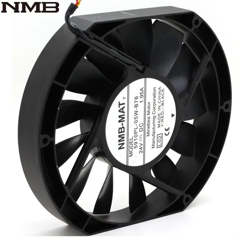 Ventilador de Refrigeração de 17025 a 24v 195a com 170*170*25 mm Novo Ventiladores e resfriadores