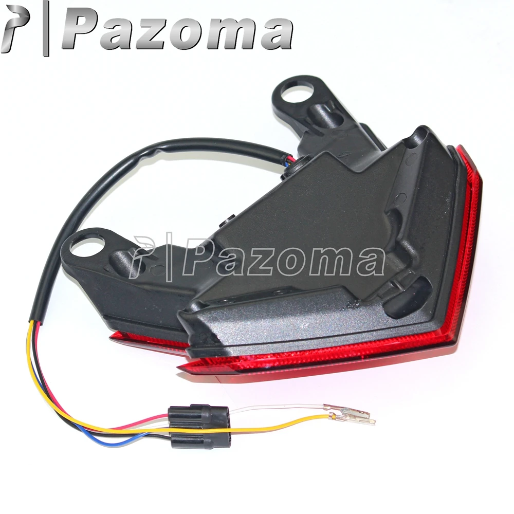 Мотоциклетная лампа красная желтая со светодиодным фонариком стоп-сигналом