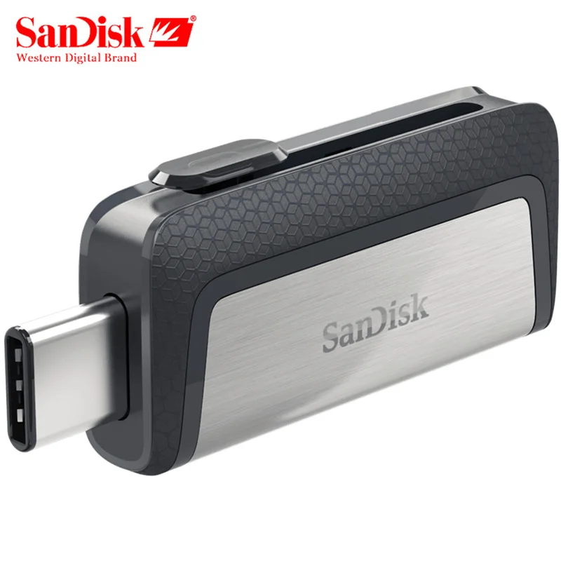 Sandisk SDDDC2 флеш-накопитель 32 Гб OTG USB флеш-накопитель 128 Гб 64 Гб type-C USB накопитель с двумя дисками USB 3,1 высокая скорость