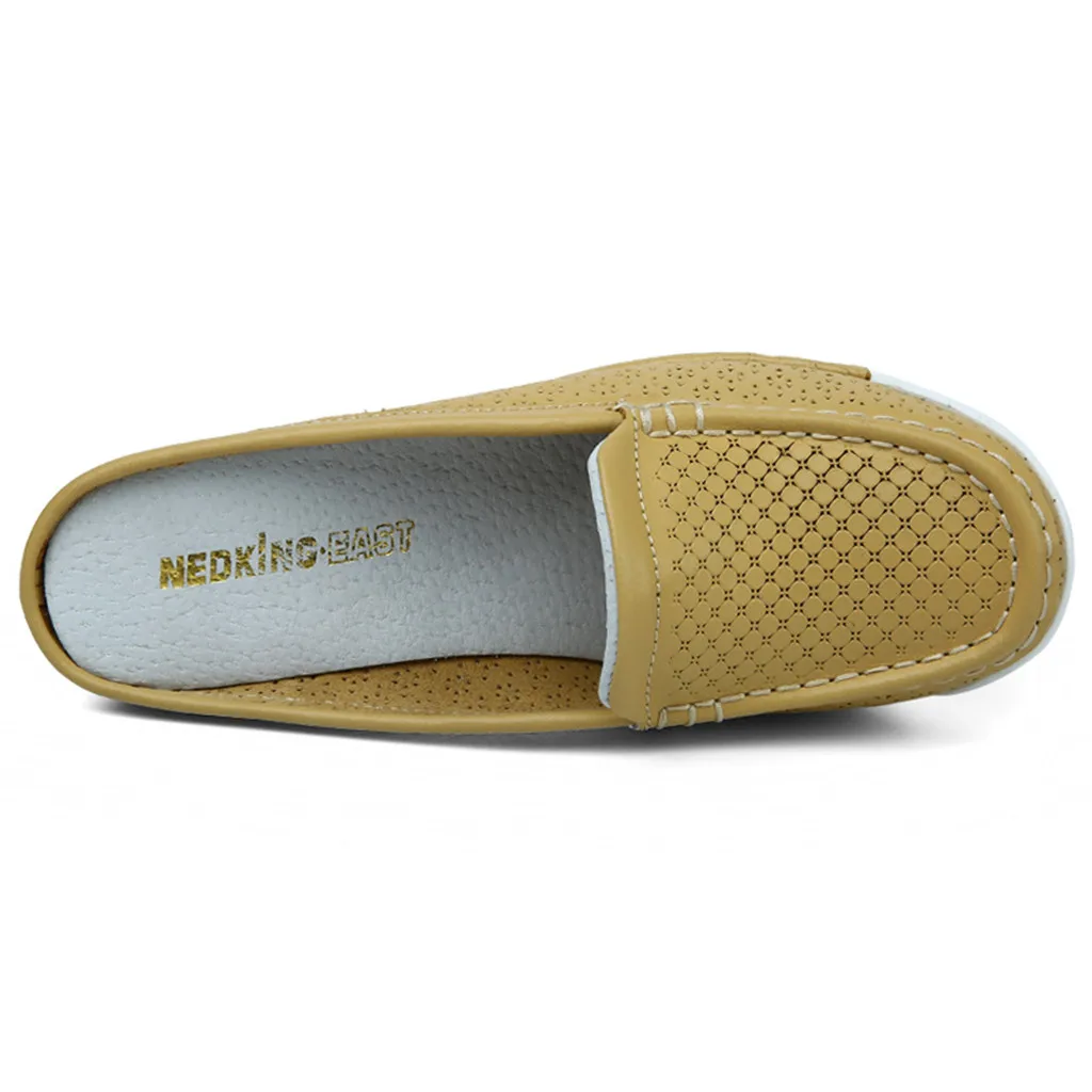 Zapatos de mujer; женская обувь; женские модные повседневные туфли на танкетке без застежки; однотонные Летние удобные туфли на танкетке