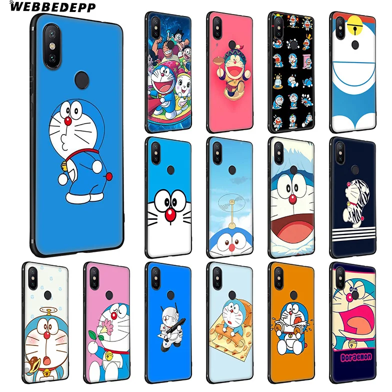 WEBBEDEPP Doraemon мультяшный Мягкий силиконовый чехол для Xiaomi Redmi Note 7 6 6A 5 4 4X 4A S2 Plus Pro Lite Go