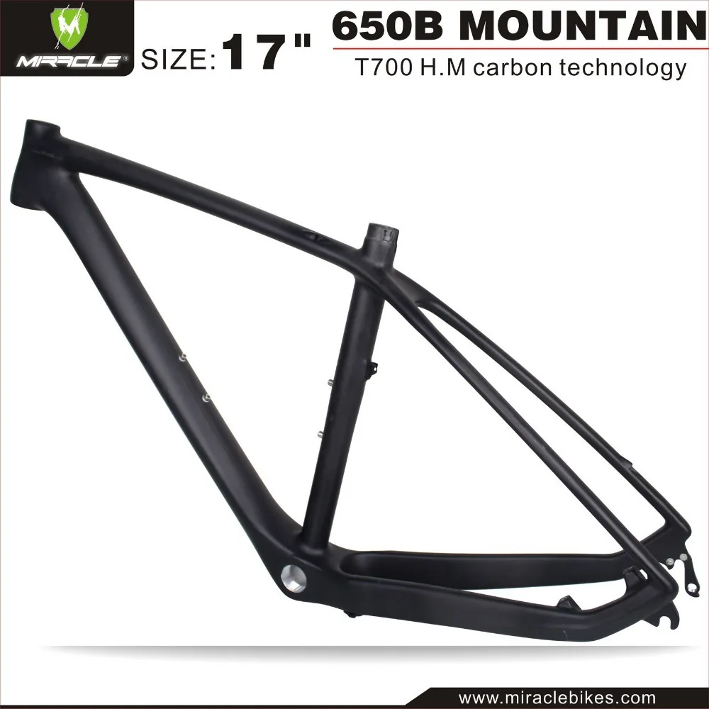 Карбоновая рама для горного велосипеда 650B Горный мотоцикл с жестким хвостом