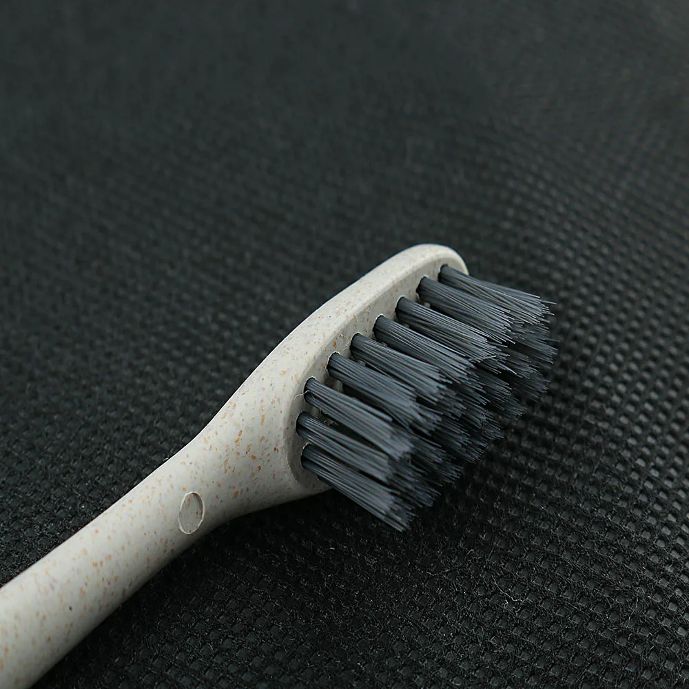 1 шт. Мягкая зубная щетка здоровая Пшеница мягкий бамбуковый уголь Чистящая Щетка