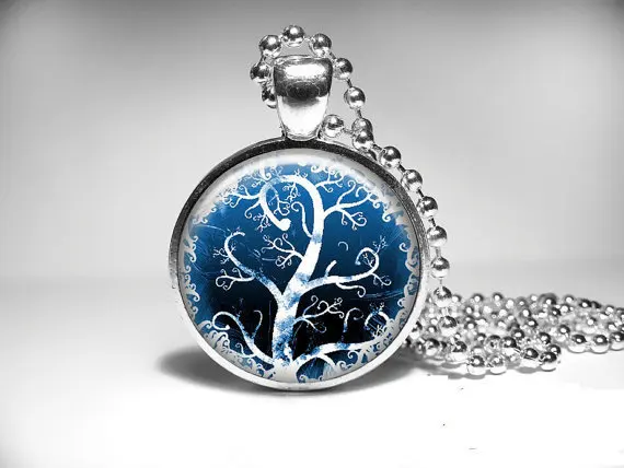 Steampunk handmade Movie tree pendant 1pcs/lot bronze Steel Glass Pendant jewelry black mens steampunk antique 2017 hot | Украшения и