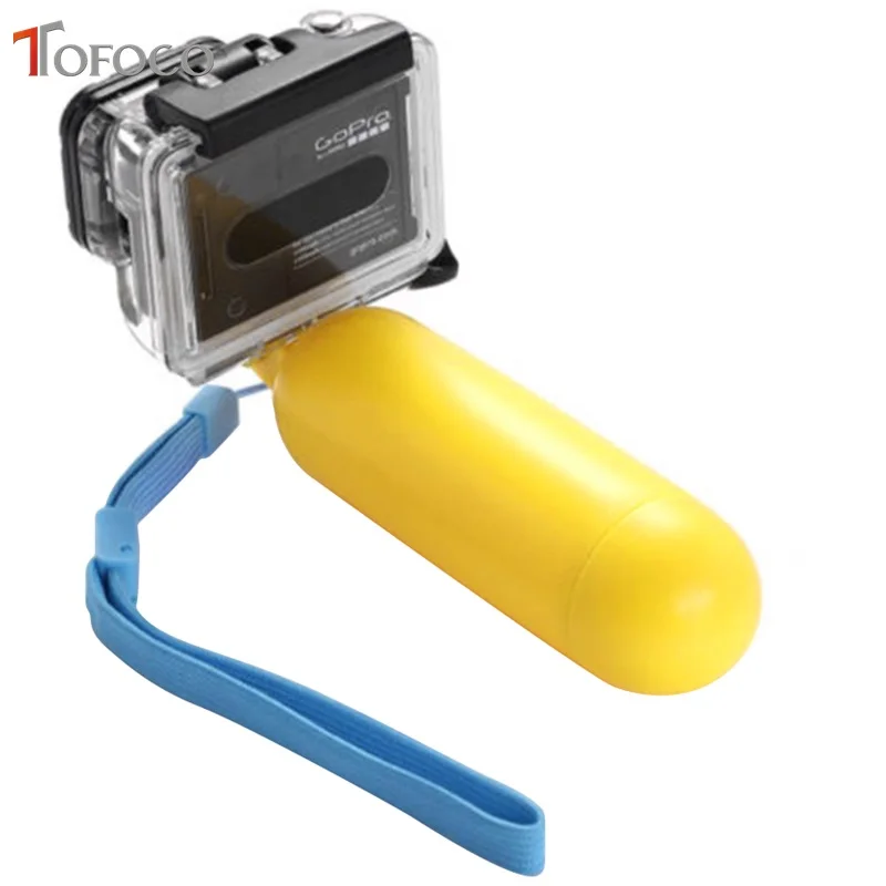 Желтая водная плавающая Рукоятка Ручка Крепление плавающий аксессуар для Gopro Hero