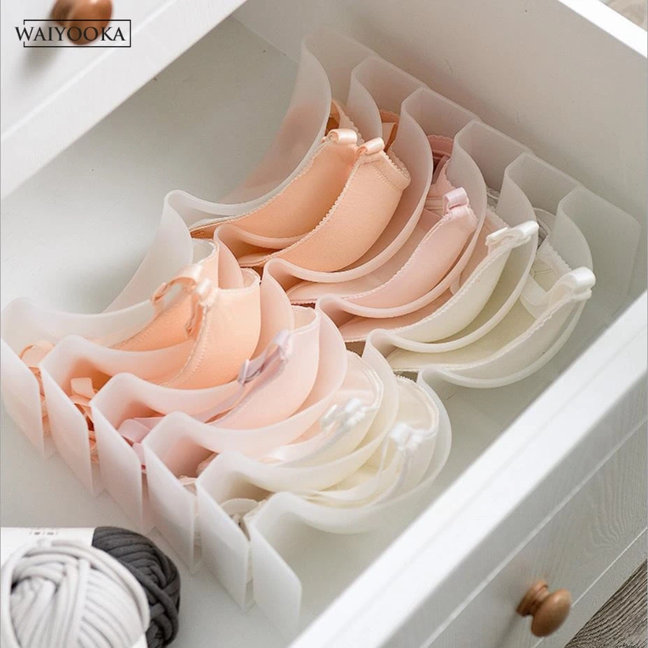 Посуда для дома пластиковая коробка хранения бюстгальтеров органайзер нижнего