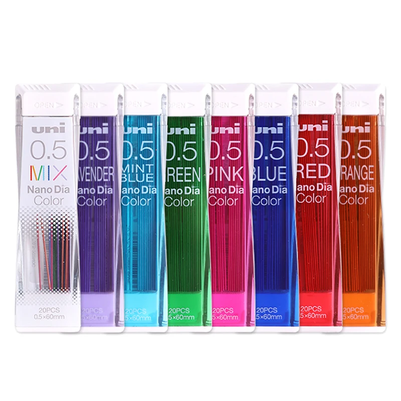 Япония Uni Nano Dia Color 0 5 202NDC цветные механические карандаши ed мм канцелярские