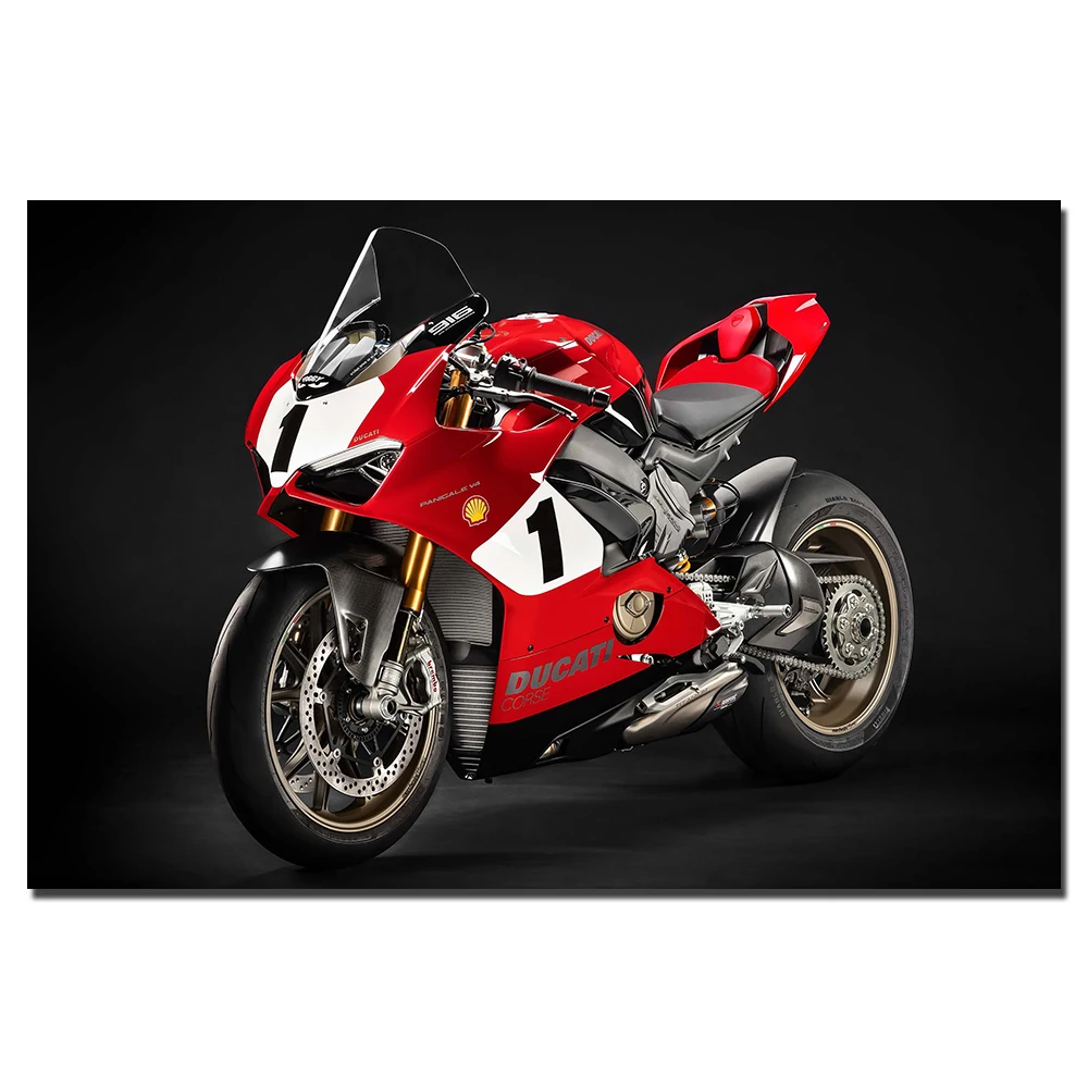 Постеры печати на холсте Ducati panigale V4 25 юбиларио 916 мотоциклы Живопись украшения