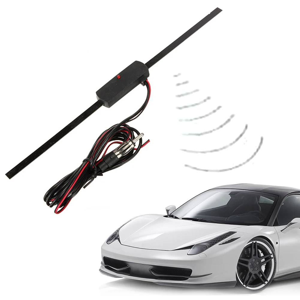 Новый лобовое стекло электронный FM радио антенна Универсальный автомобиля AM-FM