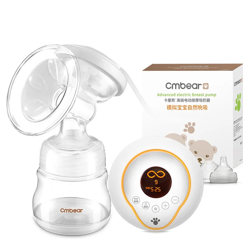 

Молокоотсос CMbear Электрический регулируемый со светодиодным дисплеем, без БФА