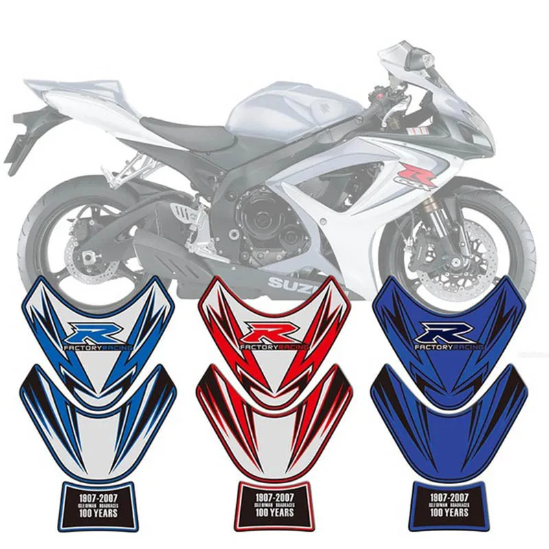 Защитная Наклейка на топливный бак мотоцикла для Suzuki GSXR 600 750 2007|Наклейки и