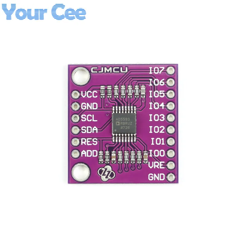 AD5593 преобразователь ADC/DAC настраиваемый 12 битный аналогово цифровой 8