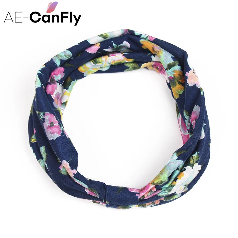 AE-CANFLY, новинка, разнообразные хлопковые эластичные спортивные повязки на голову, широкая повязка на голову HB054