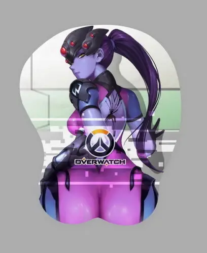 Widowmaker Сексуальный мягкий силиконовый эргономичный 3D коврик для мыши, игровой коврик для мыши с поддержкой запястья, коврик для мышки в стиле аниме OW D. VA Mercy Widowmaker - Цвет: Widowmaker