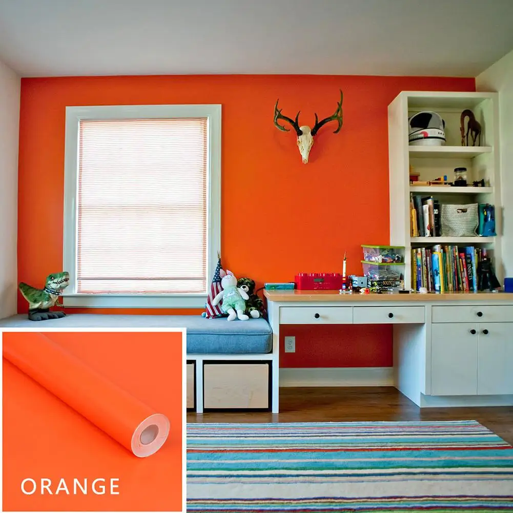 TPFOCUS само-адгезия твердый цветной стикер на стену для студента спальни Кабинета