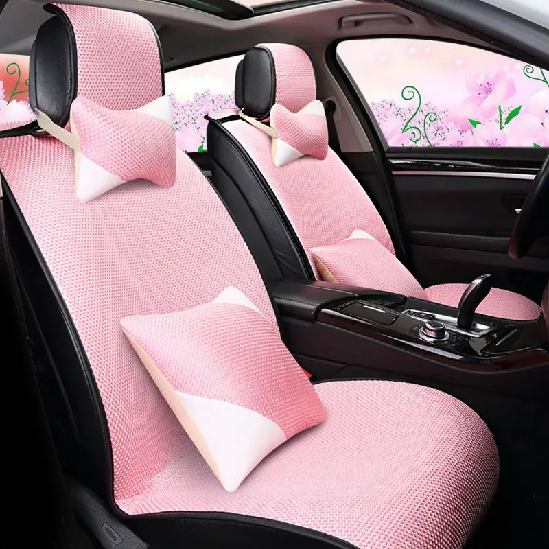 Набор подушек для автомобильного сиденья из ледяного шелка Ford Focus Mondeo Transit Custom Fiesta