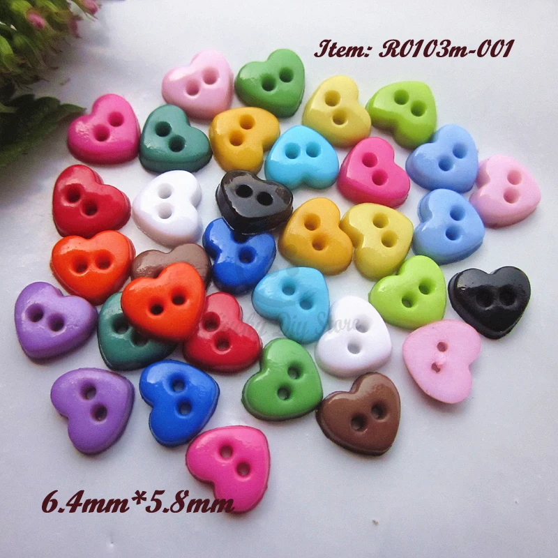 144 шт. мини пуговицы в форме сердца 6 мм|little buttons|mini buttonsdoll buttons |