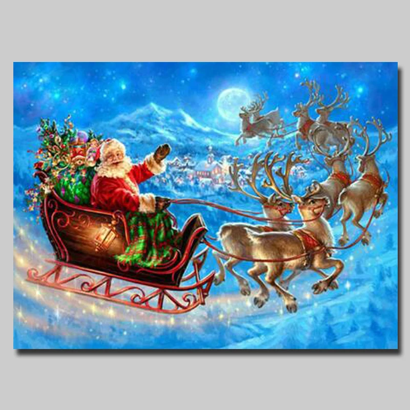 

Алмазная живопись, Декор для дома, фотокартины, подарки, сани, алмазная живопись, полная квадратная/круглая, алмазная вышивка, распродажа