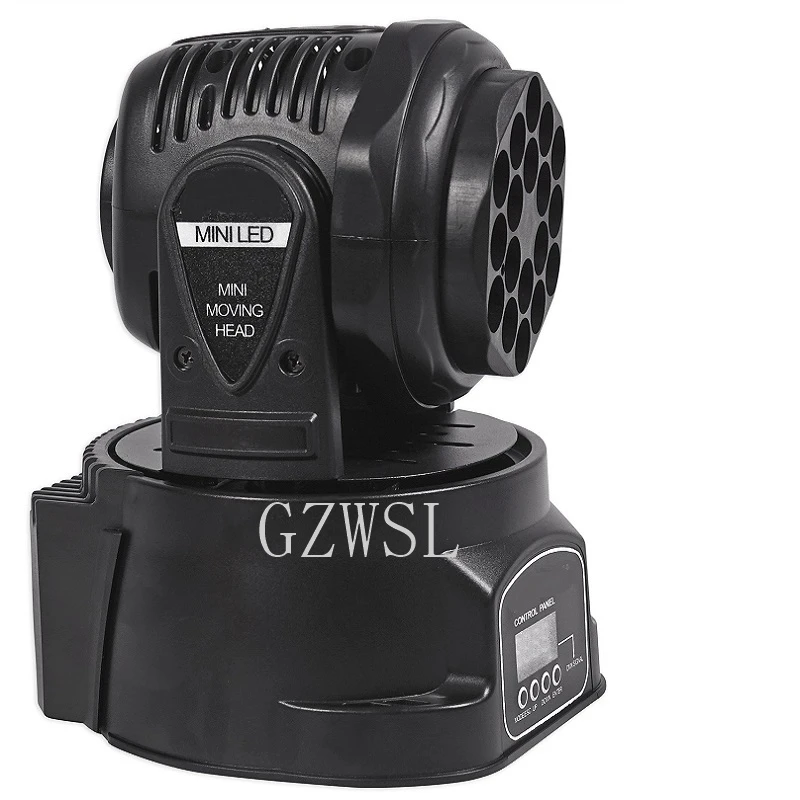 DMX 512 маленький 18*3 Вт RGB светодиодный Moving Head мыть для клуба диско/концерта | Лампы и