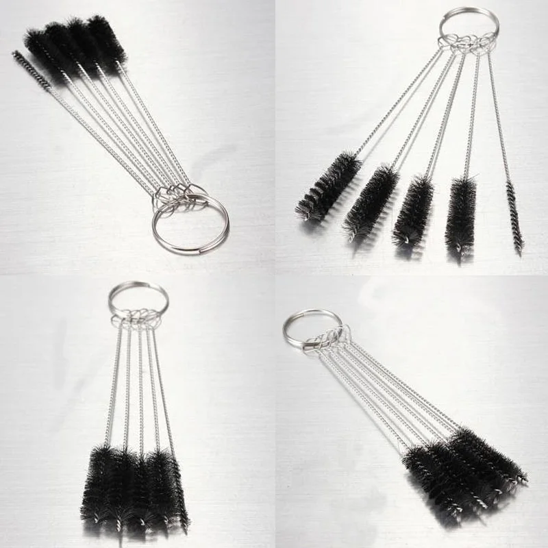 5 шт./лот щетка для очистки соломы из нержавеющей стали|brush cleaner|straw brushstraw cleaning brush |