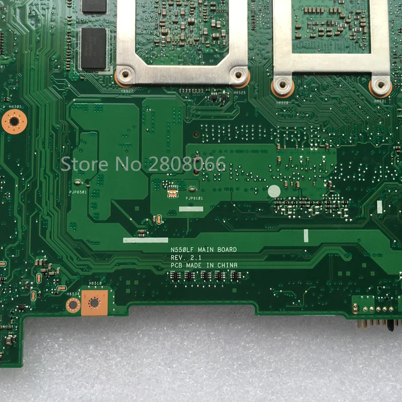 KEFU N550LF материнская плата для ASUS Q550LF ноутбука rev2.1 i7 4500 CPU N15P GS A2 тестовая