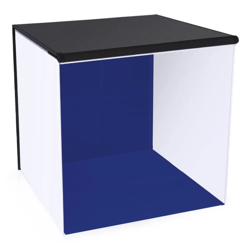 Neewer 2" x 20"/50x50 см Настольный светильник для фотосъемки, тент, студийный квадратный светильник, коробка с 4 фоновыми изображениями