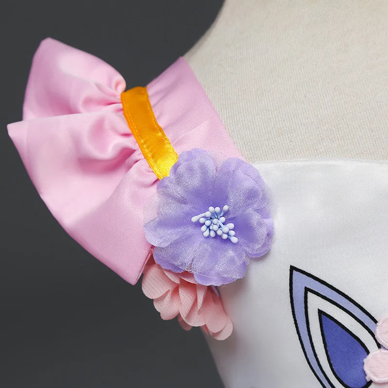 Платье-пачка с единорогом платье принцессы для девочек на день рождения свадьбу