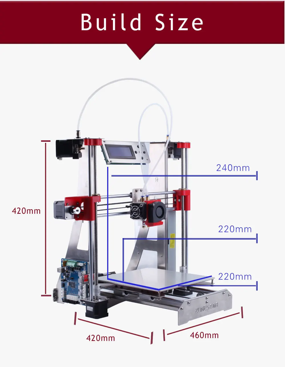 Два в одном из 3d принтер diy опционально двойной экструдер полностью металлический Reprap i3 3d принтер DIY комплект автоматическое выравнивание легко собрать бесплатно