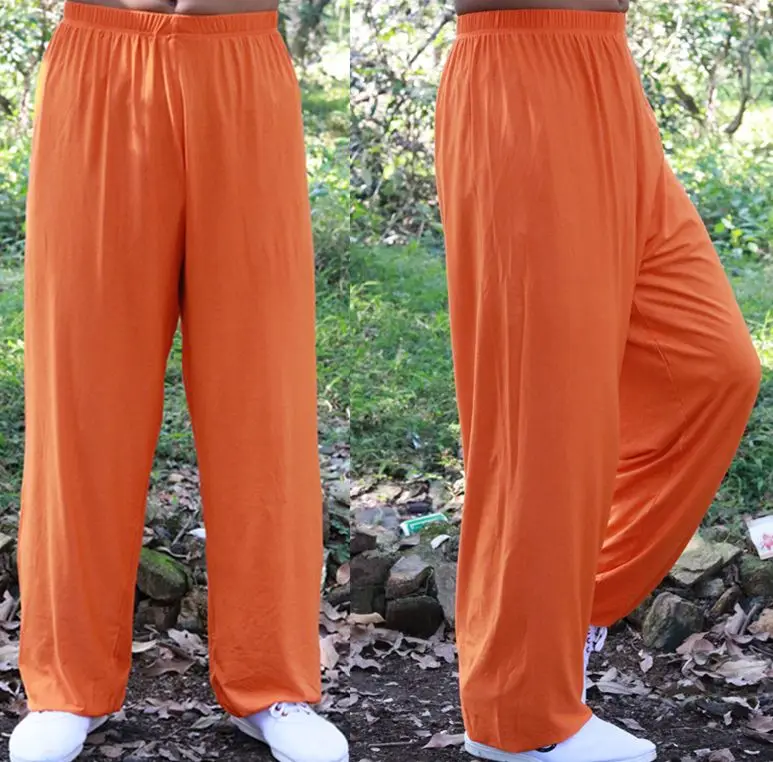 unisex 11colors Kids&ampAdult modal blue/green/green martial arts wushu bloomers kung fu tai chi trousers taijiquan yoga pants | Спорт и