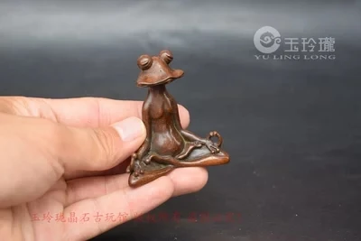 Карман (Zen. Лягушка) маленькие украшения Античная бронзовая скульптура|Статуэтки