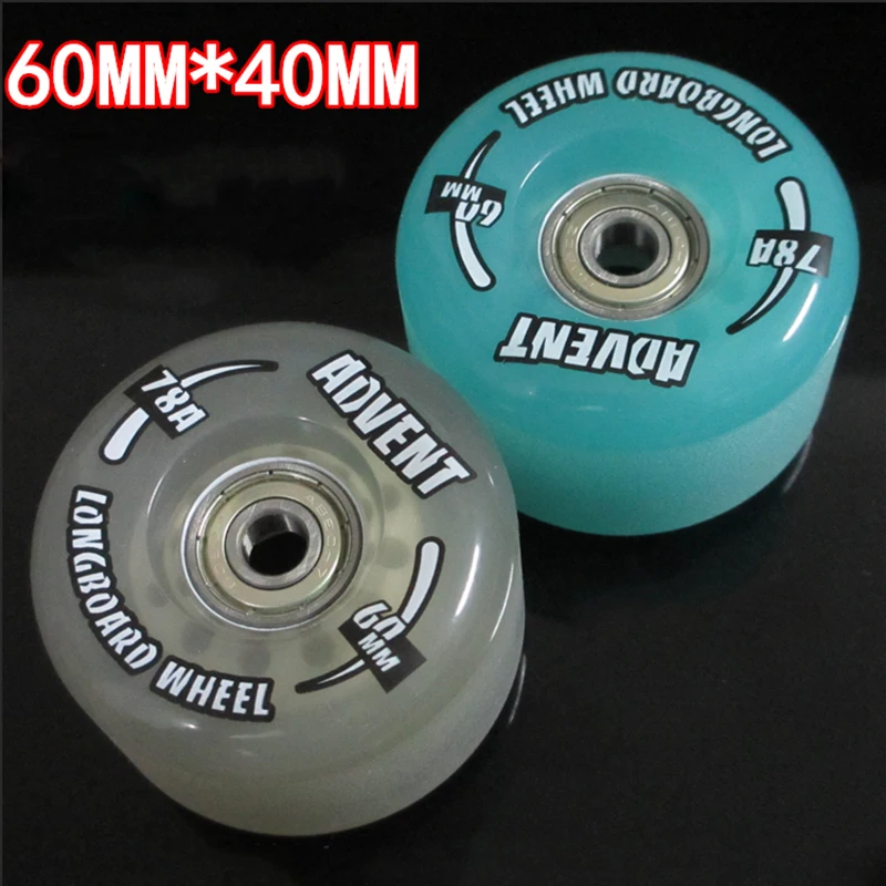 Длинные колеса для скейтборда 60x40 78A 4 шт./лот бесплатная доставка|skate board wheels|long